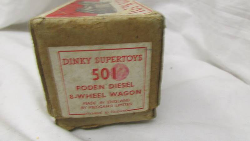 A Dinky 501 boxed eight wheel wagon in brown. - Image 3 of 3
