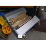 A vintage case containing classical 78s