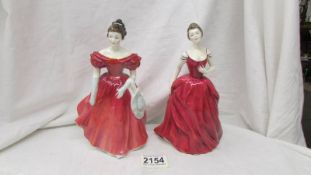 Two Royal Doulton figurines - Winsome Hn2220 and Innocence HN2842.
