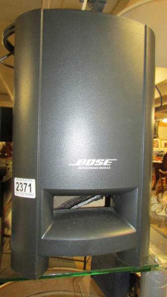 A Bose 3-2-1 entertainment system.