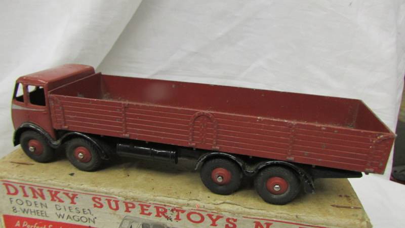 A Dinky 501 boxed eight wheel wagon in brown. - Image 2 of 3