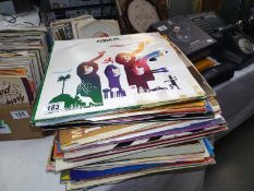 A mixed lot of LPs, ABBA etc