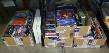 4 boxes of DVDs including Morecambe and Wise