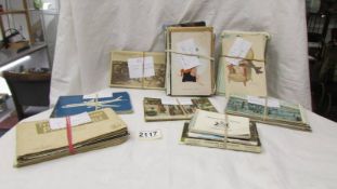A good collection of approximately 429 postcards including WW1, Edwardian, UK, Colonial India etc.