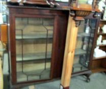 A mahogany astragal glazed display cabinet. COLLECT ONLY.