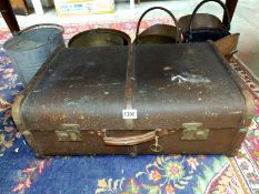 A vintage suitcase. 68cm x 46cm x 26cm