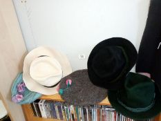 5 vintage hats