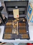 A vintage cased SBS Bestecke Solingen cutlery set (approximately 71 pieces) COLLECT ONLY