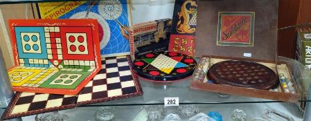 A collection of 1960's board games