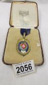 A silver Leicestershire & District Butchers Association past president medal.