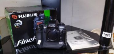 A boxed Fuji film fine pix S3 Pro digital camera
