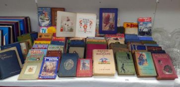 A lot of vintage books including Mr Punch.