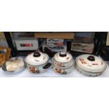 A set of vintage 'Pointer ware' saucepans (new in boxes the boxes are A/F) COLLECT ONLY