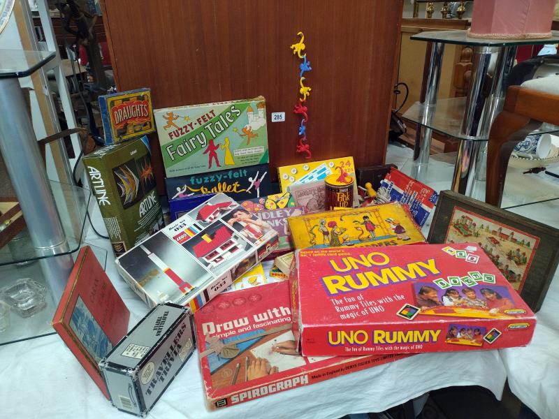 A good lot of 1960's games including 'Pick up Monkeys'