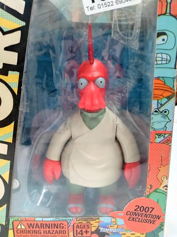 Rare boxed Toynami FUTURAMA - ZOIDBERG 2007 Convention Exclusive Action Figure - Image 2 of 2