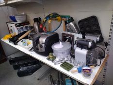 A good lot of electricals including a bread maker