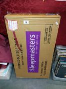 A boxed unassembled Sleep Masters Pheonix bedside table COLLECT ONLY