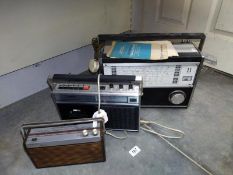 A vintage Koyo KTR-1770 radio and Ferguson radio cassette and Fidelity radio all untested.