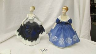 Two Royal Doulton figurines - Nina Hn2437 and Lisa HN2310.