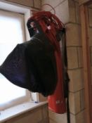 A Flymo blower/vacuum with Bag etc