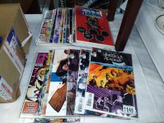 A quantity of comics including The Umbrella Academy & Astro City etc.