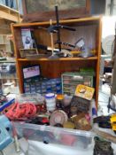 A good selection of workshop sundries and tools etc