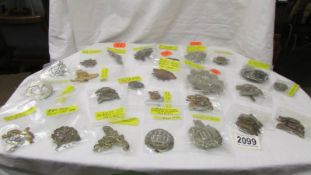 25 badges including silver ARP lapel badge, silver King and Empire service medal,