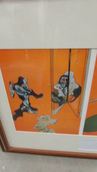 Francis Bacon (1909-1992) Triptych print (triple gatefold) 'Studies of the human body' - Image 2 of 4