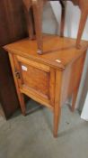 A walnut pot cupboard, COLLECT ONLY.