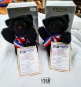 2 boxed Merrythought Hope bears no 9370 and 9387