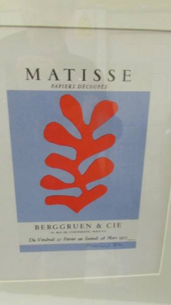 Henri Matisse (1869-1954) Plate signed lithographic print 'Berggruen & Cie' Paris 1952 - Image 2 of 2