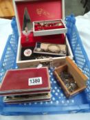 A good lot of costume jewellery, watches etc