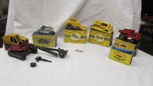 Early boxed Matchbox King size inc. Yesteryear & a large scale Moko Ruston Bucyrus excavator a/f.