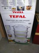 A Tefal steam cuisine 1000 turbo diffusion steamer. COLLECT ONLY