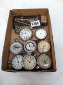 A quantity of vintage pocket watches a/f