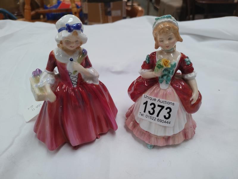2 Royal Doulton figurines, Lavinia and Valerie
