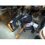 An Evolution sliding mitre saw.