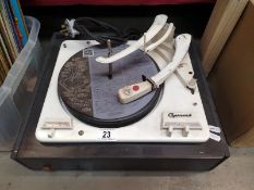 A vintage Garrard record player