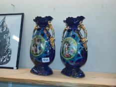 A pair of early 20th century Elite vases (1 has hairline crack on inside top) COLLECT ONLY