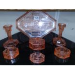 A vintage dressing table set COLLECT ONLY