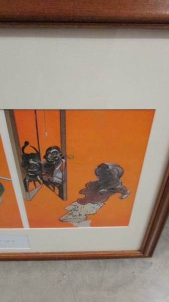 Francis Bacon (1909-1992) Triptych print (triple gatefold) 'Studies of the human body' - Image 4 of 4