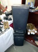 A large pair of Aiwa 3 way 80 Watt/6 OHM retro HiFi speakers