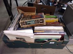 A box of Antiques price guides, Sotheby catalogues etc.