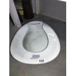 A Boots ceramic bed pan