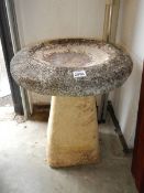 A mid 20th century bird bath, COLLECT ONLY.