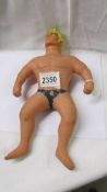 A vintage 1970's Stretch Armstrong rubber doll.