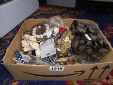 A large lot of costume jewellery