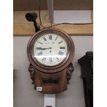 A railway Fusee movement wall clock - British Rail Western. COLLECT ONLY.