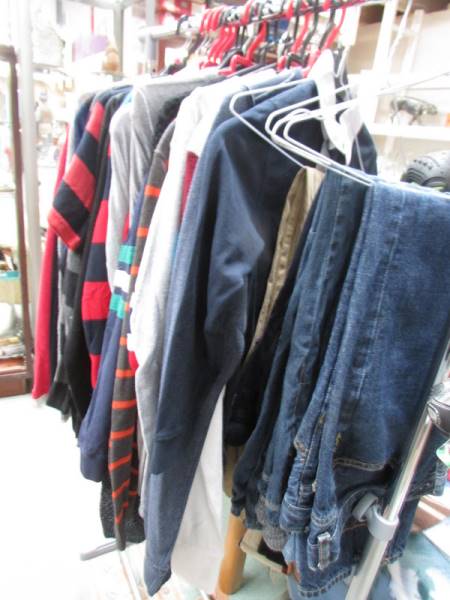 Two rails of mainly new boys jackets, shirts, jeans etc., - Image 5 of 5