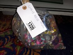 A 3kg bag of costume jewellery